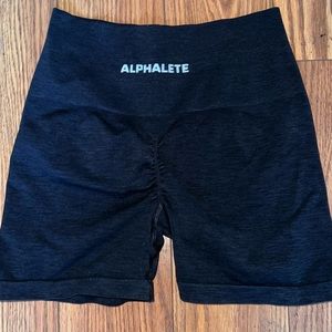 Original Black Amplify shorts from alphalete